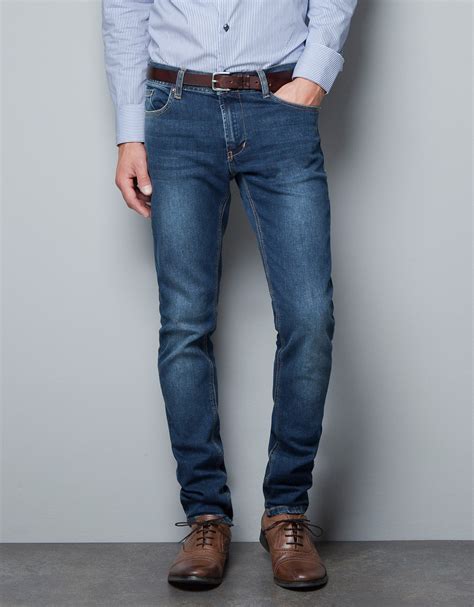 zara blue jeans|zara blue jeans men.